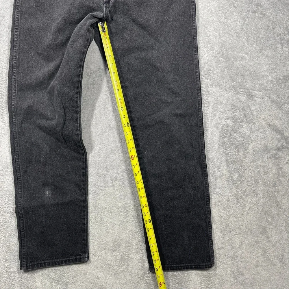 Wrangler Jeans Mens 34(33)x32(30.5) Black 13MWZ Cowboy Cut Straight Leg USA READ
